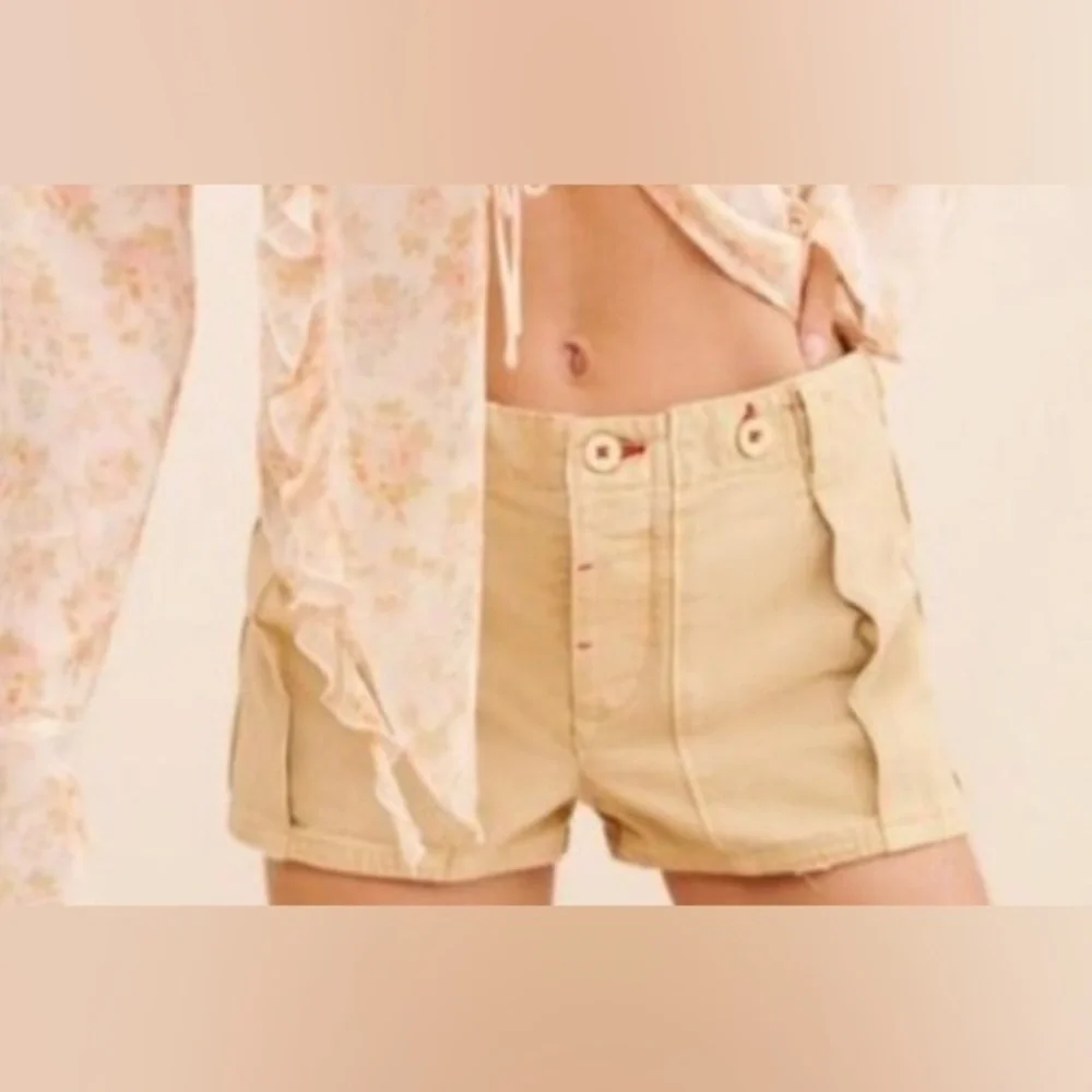 Free People All Yours Micro Shorts. NWOT chamois - Picture 4 of 13